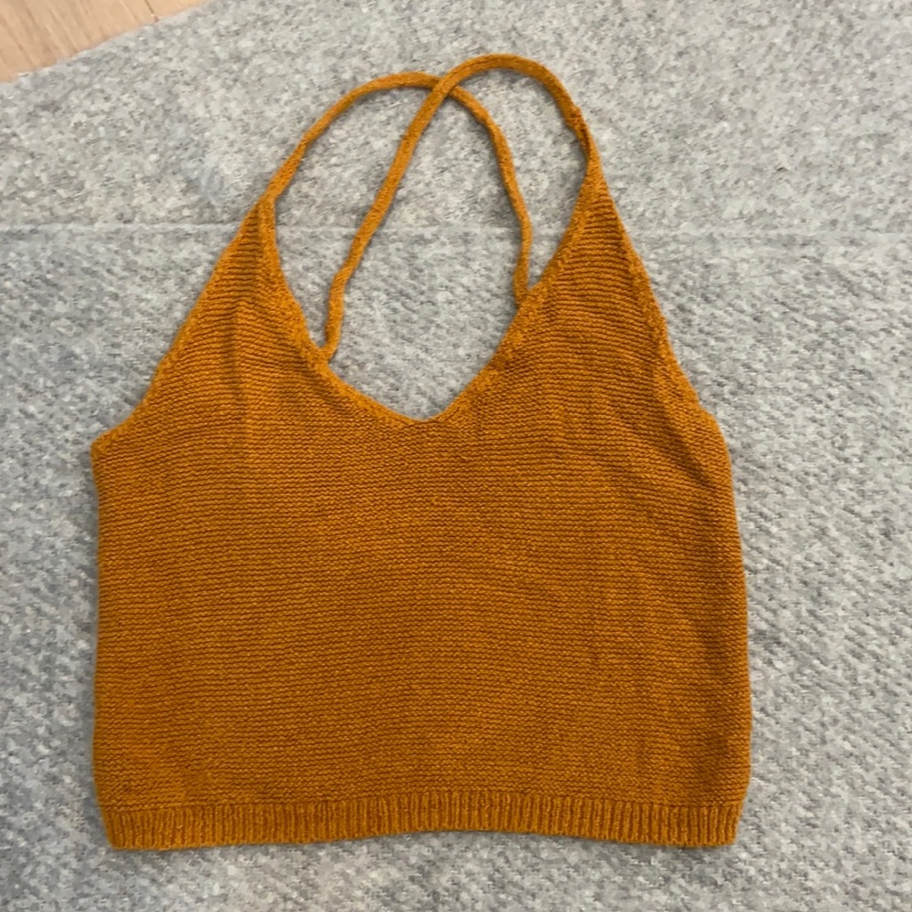 Anthro crochet top